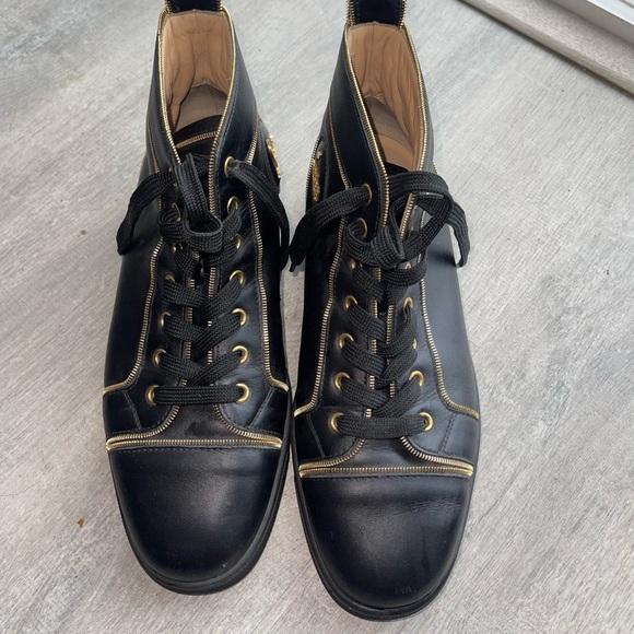 Christian Louboutin Louis Z Leather high Trainers - Picture 2 of 3